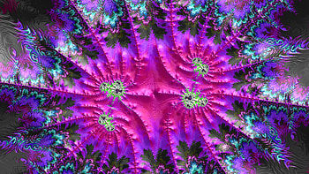 Trippy Psychedelic Fractal, colorful, colors, artistic, Abstract, fractal HD wallpaper