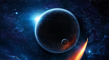 Planets, Universe, Stars, Shine, Light, Nebula HD wallpaper