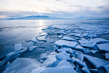 Landscape, Nature, Mountains, Ice, Lake, Frozen, Shards, Smithereens HD wallpaper
