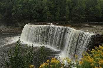 Upper Tahquamenon Falls, Upper, Michigan, Falls, Tahquamenen HD wallpaper