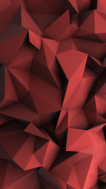 Red geometric HD phone wallpaper