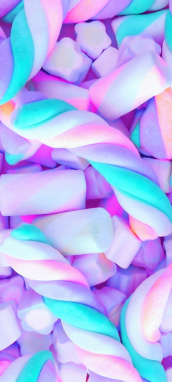 Candy, pastel, purple HD phone wallpaper