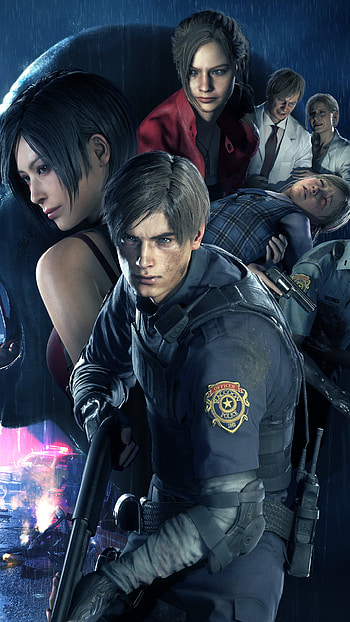 Resident Evil 2 (2019) Heroes: Leon, Claire & Ada , Leon S. Kennedy, video game, Resident Evil 2 (2019) HD phone wallpaper