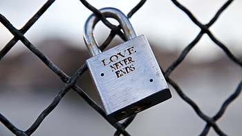 Love Never Ends, love, metal HD wallpaper