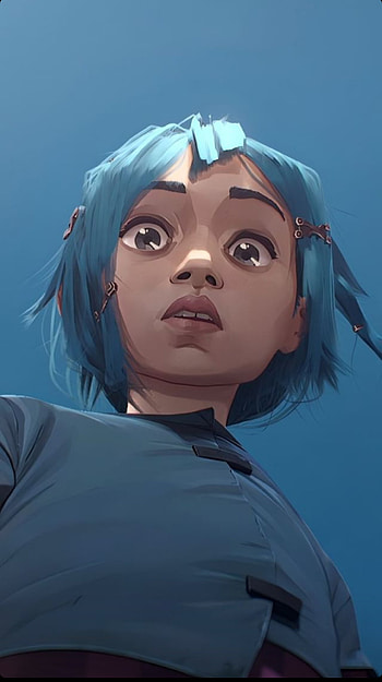 Powder Jinx, Netflix, LOL, Arcane HD phone wallpaper