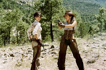 Gun Fighters, girl, cowgirl, boots, hat HD wallpaper