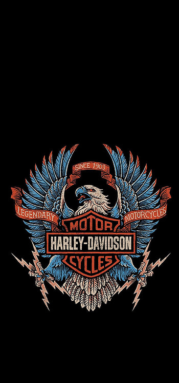 Retro, Harley-Davidson Logo HD phone wallpaper