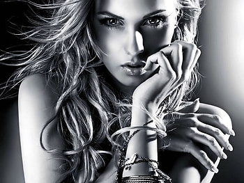 Glamour graphy, Sensual, Beauty, Black and White HD wallpaper