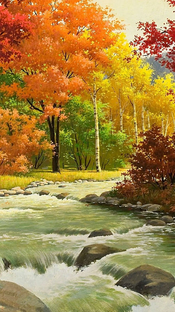Explore Acrylic Landscape Painting and more! HD phone wallpaper