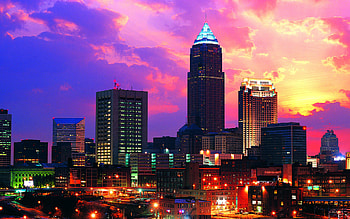 Cleveland Ohio, Top backgrounds, Vibrant cityscape, Ohio travels HD wallpaper