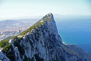 Rock of Gibraltar, Unique landmark, UK territory, Natural beauty HD wallpaper