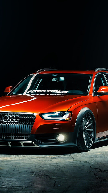 Car, Red Audi Car HD phone wallpaper