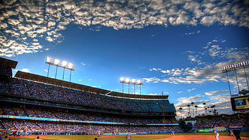 Los Angeles Dodgers Stadium Logo And . HD wallpaper