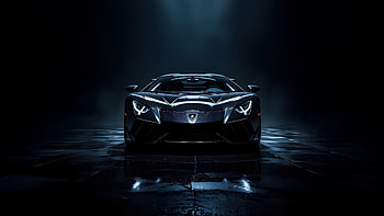 Black Lamborghini Aventador 2025, lamborghini, lamborghini-aventador, cars, ai HD wallpaper