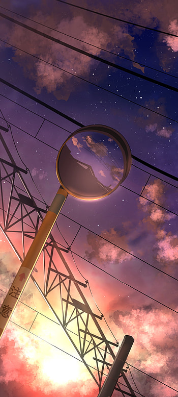 Anime, Original, anime sunset HD phone wallpaper