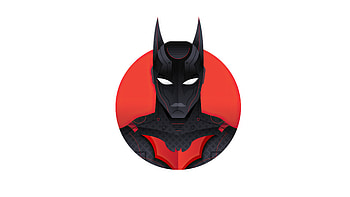 Batman Beyond Minimalism, batman, superheroes, artwork, artist, minimalism HD wallpaper