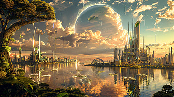 Sci-Fi Cityscape: A Stunning Ultra, Sci Fi, sci fi city, futuristic city, landscape, Science Fiction HD wallpaper