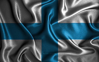 Marseille flag, , silk wavy flags, french cities, Day of Marseille, Flag of Marseille, fabric flags, 3D art, Marseille, Europe, cities of France, Marseille 3D flag, France HD wallpaper