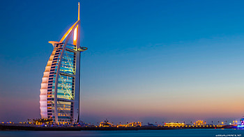 Building, Burj Al Arab, , Dubai, Night, United Arab Emirates HD wallpaper