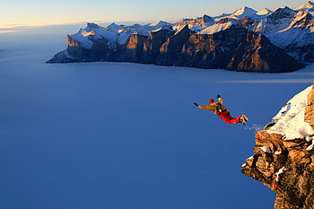 BASE jumping, Extreme adventure, Outdoor HD wallpaper