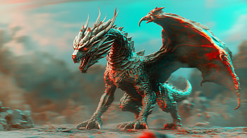 Majestic Wyvern: Stunning of a Fearsome Dragon, dragon, wyvern HD wallpaper