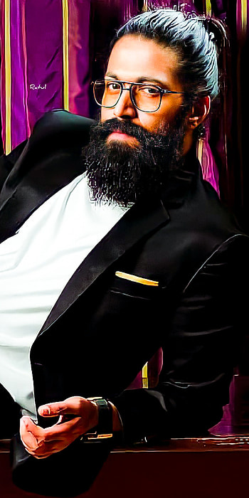 Yash, glasses, kgf chapter 2, kgf, rocking star HD phone wallpaper
