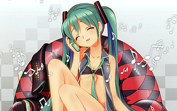vocaloid, bikiny, seet, miku hatsune, cell HD wallpaper