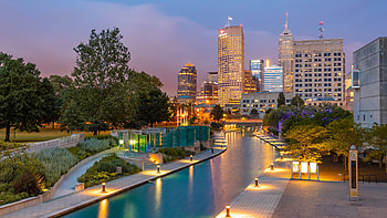 Downtown, Indianapolis HD wallpaper