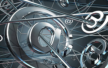 Internet, Signs, 3D, Symbol, Silver HD wallpaper
