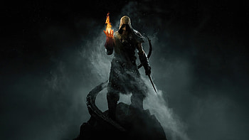 Elder Scrolls V, Skyrim warrior, Gaming, Art HD wallpaper