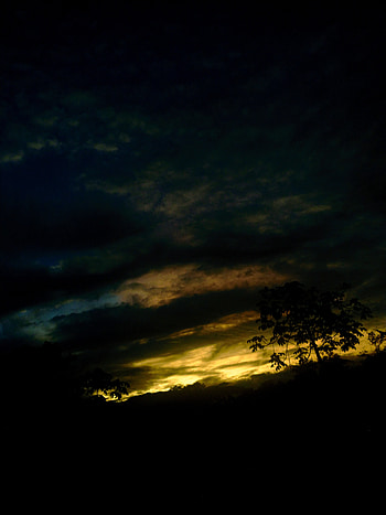 Atardecer, atmosphere, cloud HD phone wallpaper