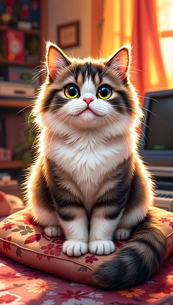 Charming Scottish Fold: A Purrfect , cat, fluffy, cute, cute cat HD phone wallpaper