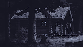 cabin, Digital Art, Digital Painting, Illustration, Artwork, Landscape HD wallpaper