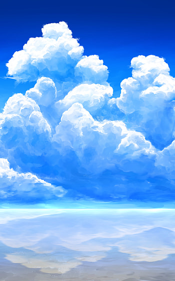Anime, sky, Sky Anime HD phone wallpaper