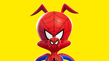 Spider Ham In SpiderMan Into The Spider Verse Movie Poster , spiderman-into-the-spider-verse, 2018-movies, movies, spiderman, animated-movies HD wallpaper