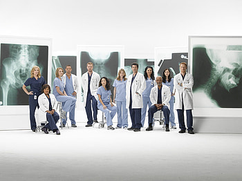 Greys Anatomy, doctors, white, actors HD wallpaper
