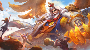 Swain Fried Chicken King LoL Skin Splash Art, Video Game, League Of Legends, Swain (League Of Legends), King HD wallpaper