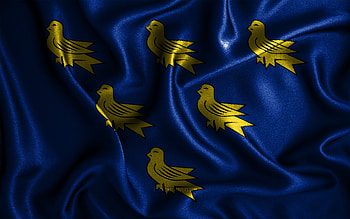 Sussex flag, , silk wavy flags, english counties, Flag of Sussex, Day of Sussex, fabric flags, 3D art, Sussex, Europe, Counties of England, Sussex 3D flag, England HD wallpaper