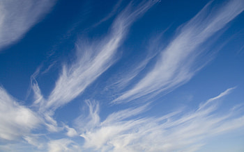 Nature, Sky, Clouds, Lines HD wallpaper
