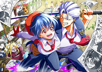 Fuuko Izumo & Andy, Fuuko Izumo, Andy (Undead Unluck), Anime, Undead Unluck HD wallpaper