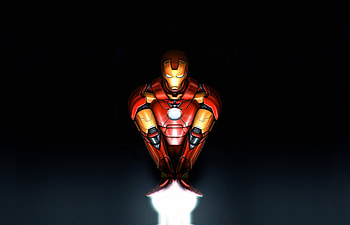 Iron man, old suit, artwork HD wallpaper