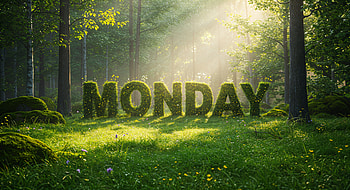 Serenity of Monday: Ultra for a Fresh Start, monday, forest, nature, greenery HD wallpaper