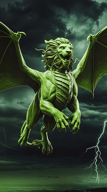 Leviathan: Epic for Your Device, dragon, fantasy, green, wings HD phone wallpaper