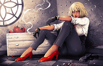 Atomic Blonde Artwork , atomic-blonde, movies, artwork, art, digital-art HD wallpaper