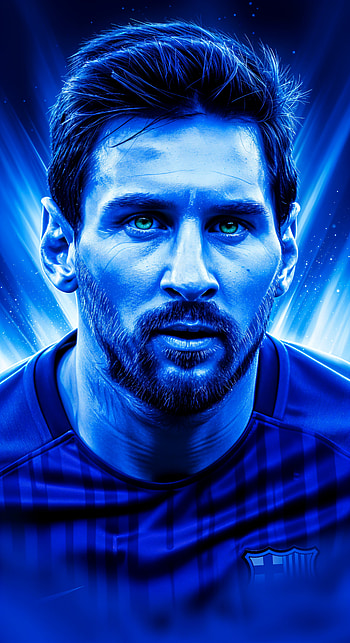 Electric Blue Maestro — , Lionel Messi, portrait HD phone wallpaper