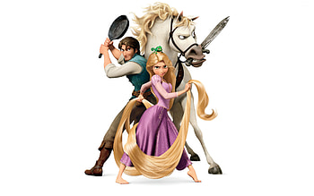 Tangled, Cartoon delight, Characterful artwork, Vibrant shades HD wallpaper