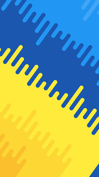 Abstract Blue Yellow Art Pattern HD phone wallpaper
