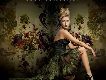 PEACOC FASHION, peacoc, fashion, model, bird HD wallpaper