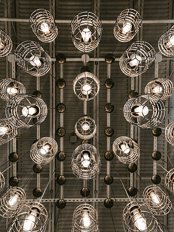 Shine, Light, Miscellanea, Miscellaneous, Lamp, Glow, Ceiling HD phone wallpaper