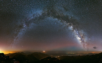 Milky Way, amzing, sky, nature, stars HD wallpaper